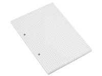 Blok A5 Bantex standard, kvadreret m/2 huller - (5 stk.)