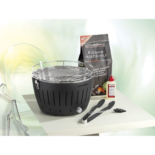 Lotusgrill Regular Antracit - Inkl. Batterier & Taske