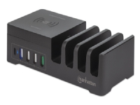 Manhattan 102230, Sort, CE FCC WEEE ETL, 100 - 240 V, 1 A, 169 mm, 83 mm