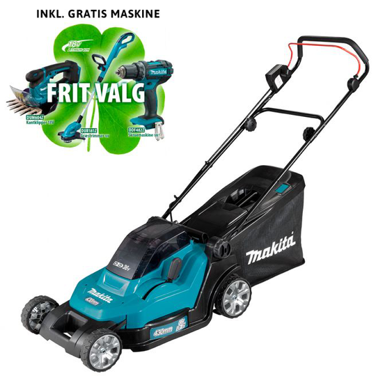 Makita Plæneklipper 2x18v 5,0ah - DLM432PT2