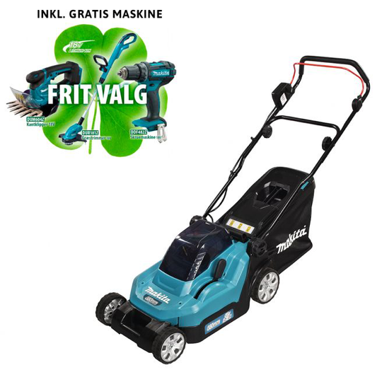 Makita Plæneklipper 2x18v 5,0ah - DLM382PT2