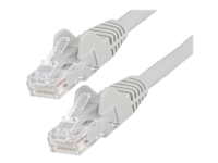 StarTech.com 5m LSZH CAT6 Ethernet Cable, 10 Gigabit Snagless RJ45 100W PoE Network Patch Cord with Strain Relief, CAT 6 10GbE UTP, Grey, Individuall