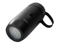 DELTACO power bank 15 000 mAh, IP67, USB-A and C, flashlight, SOS LED