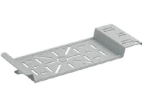 WIBE GROUP Dåseplade 35P vandret Monteres mellem trin bredde 106 mm, længde 250 mm El-forzinket