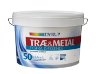 DYRUP TRÆ & METAL 50 - EKSTRA DÆKKENDE - HVID - 2,25L