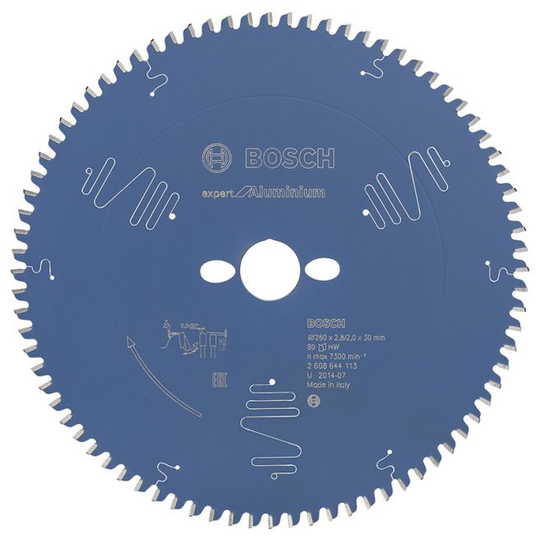 Bosch Rundsavsklinge 260x30x2.8mm 80t Exp Alu - 2608644113