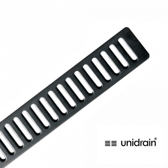 Unidrain Classicline Rist Linje Column 800 Mm Børstet stål