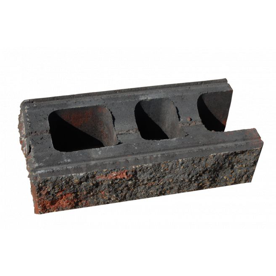 RBR BB Mur Hj. - 29x58x15 - Rødmix - Knæk Støttemur