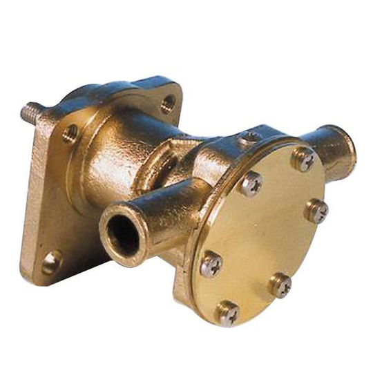 Ancor Impellerpumpe med flange til Kølevand, Motortype PFF12