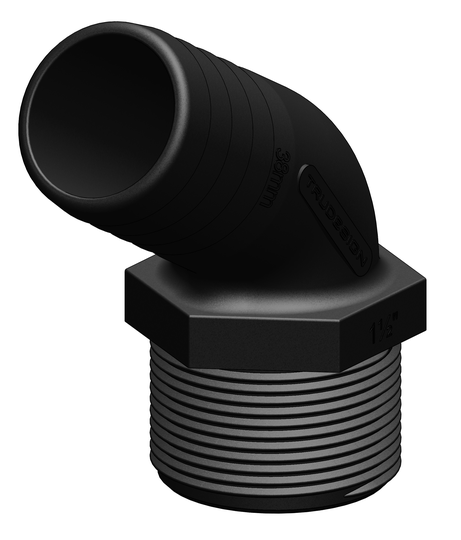 Tru-design Slangekobling 1 1/2 - 38mm udv. 120gr. Komposit