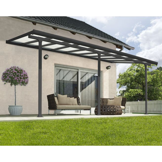 Palram - Canopia Feria Terrasseoverdækning 16,1 M2 Grå