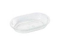 Bakke 1-rum 325 ml 176x116x28 mm Oval APET Klar,750 stk/krt