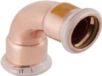 GEBERIT BØJNING. CUG 90° 22MM MUFFE/MUFFE MAPRESS