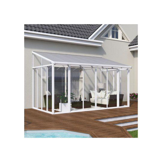 Palram - Canopia Sanremo Udestue 3x5,46 M Hvid, Komplet
