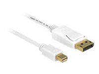 Delock - DisplayPort kabel - DisplayPort (han) til Mini DisplayPort (han) - 2 m - sort