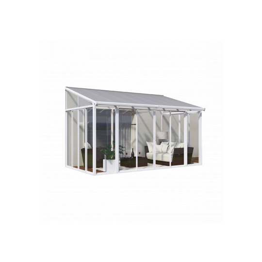 Palram - Canopia Sanremo Udestue 4x4,25 M Hvid, Komplet