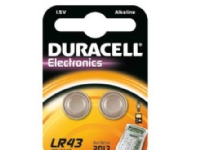 Duracell LR43 - Batteri 2 x - Alkalisk