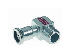 VSH vinkel 90° muffe/nippel 22 mm X 3/4 fz