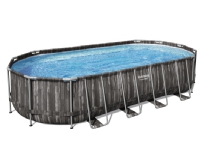 Bestway 5611T, 25495 L, Indrammet pool, Voksen & barn, Stige, Træ, 115,5 kg