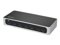 StarTech.com 7 Port USB C Hub with Fast Charge Port, USB-C to 5x USB-A 2x USB-C USB 3.0 (USB 3.1/3.2 Gen 1 SuperSpeed 5Gbps), Self Powered Type-C Hub