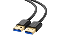 Ugreen 10370, 1 m, USB A, USB A, USB 3.2 Gen 1 (3.1 Gen 1), Sort