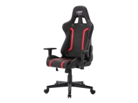L33T Energy Gaming - Spillestol - ergonomisk - armstøtter - T-formet - vippe - drejeled - nylon, skum, metalramme, koldskum, karbon polyvinyl klorid