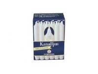 Kanallys Ø24x200 mm Brændetid 6 timer hvid - (30 stk.)