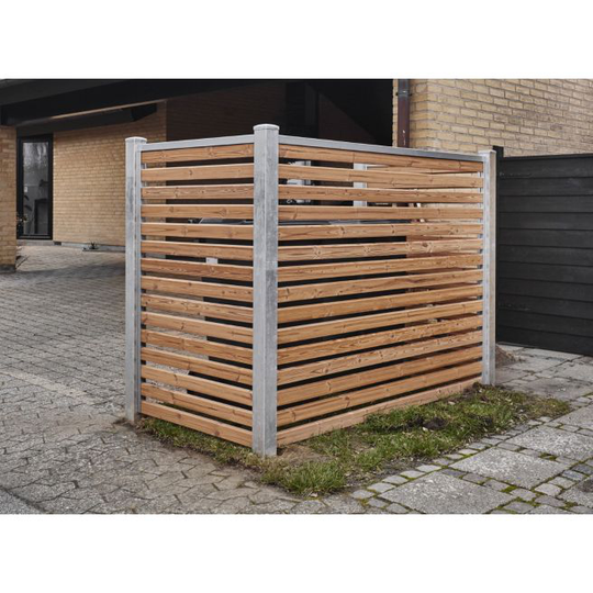 Wimex Varmehandlet Skraldespandsskjuler TMW Rombe S34 221 x 114 Tripple H 140