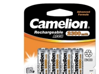 Camelion NH-AA2300BP4, Genopladeligt batteri, Nikkel-Metalhydrid (NiMH), 1,2 V, 4 stk, 2300 mAh, Sølv