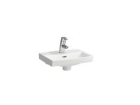 Laufen PRO-N håndvask 40 x 32 cm med central hanehulog til bolte montering.