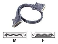 ATEN - Stacking-kabel - DB-25 (han) til DB-25 (hun) - 15 m - for MasterView Pro Model CS1004, Pro Model CS1008, Pro Model CS1016