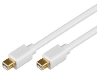 Goobay MMK 643-300, 3 m, mini DisplayPort, mini DisplayPort, Guld, Hvid, Hanstik/Hanstik