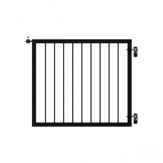 Plus Basic Enkeltlåge - 100×85 cm - Sort - 17558-15