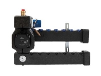 Wavin Midishunt 8kreds ,Isoleret, Med Grundfos UPM3Hybrid 15-70 pumpe