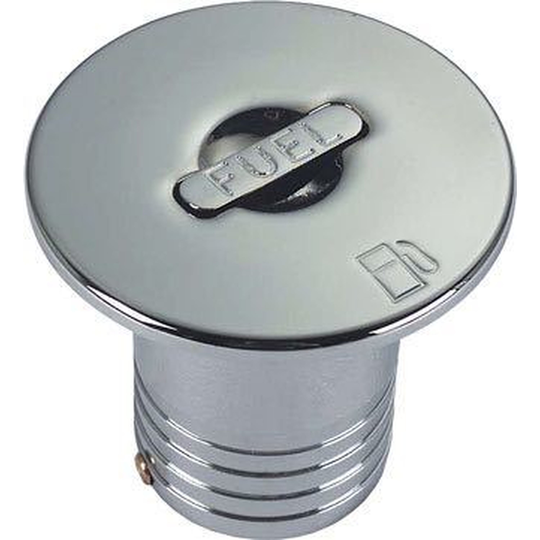 Dækspåfyldning Brændstof Forkromet Messing, 38mm