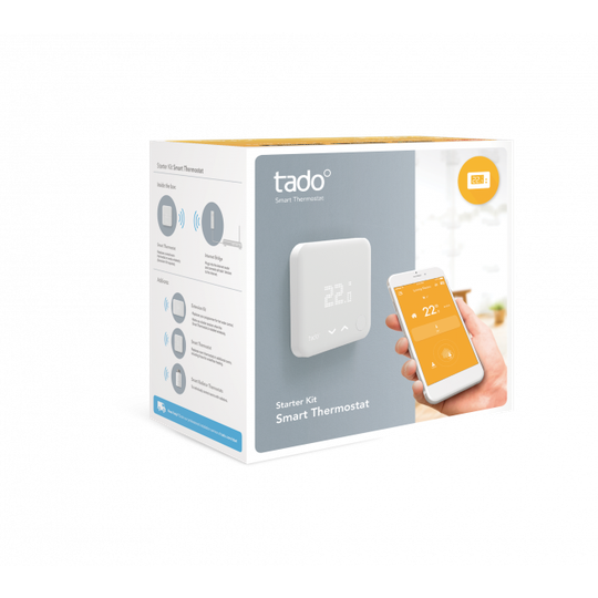 Tado Smart Thermostat V3 - Starter Kit - VAREN ER UDGÅET
