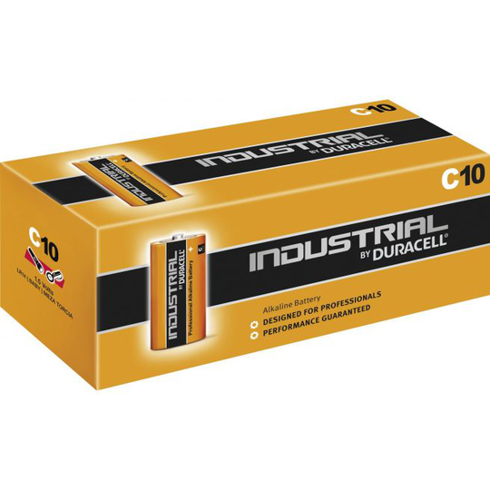 Duracell Industrial C 10pk Professional Carton
