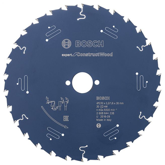 Bosch Rundsavsklinge Construct 230x2,8x30 - 2608644338