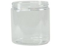 Dåse 500 ml Ø93x96 mm PET Klar,100 stk/krt