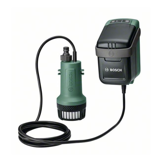 Bosch GardenPump 18 Akku regnvandspumpe - 06008C4201