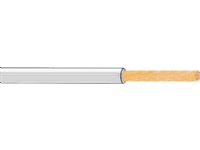Monteringsledning, halogenfri 1X0,5 mm² H05Z-K hvid 300/500V spole, ledningsdiameter 2,1 mm - (200 meter)