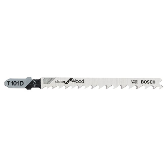 Bosch Stiksavklinge T 101 D Træ 5 Stk - 2608630032