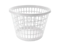 Vasketøjskurv 20 kg Ø44x33 cm Hvid til 16877,5 stk/pk