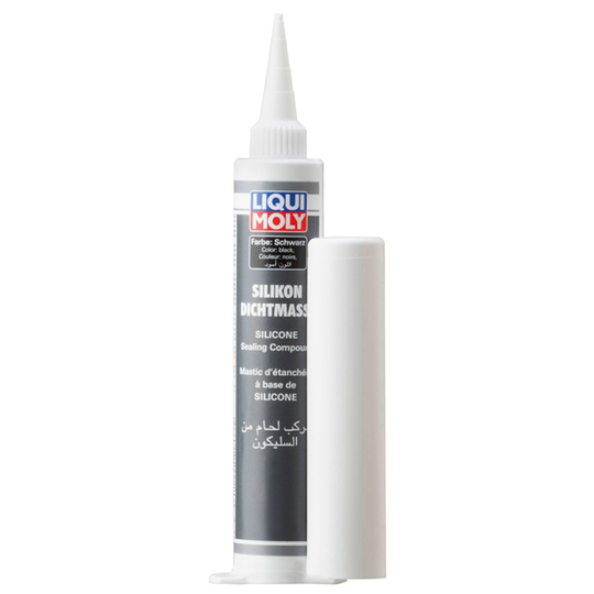 Liqui Moly Flytdnde Silikonmasse Sort -40° til 250° 80 ml