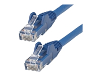 StarTech.com 3m LSZH CAT6 Ethernet Cable, 10 Gigabit Snagless RJ45 100W PoE Network Patch Cord with Strain Relief, CAT 6 10GbE UTP, Blue, Individuall