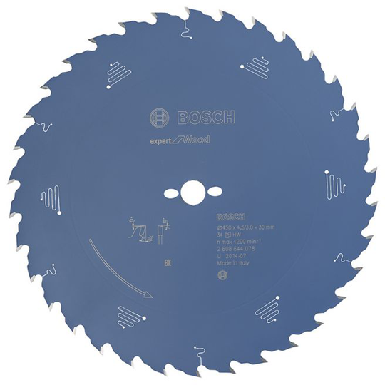 Bosch Rundsavsklinge 450x30x4.5mm 34t Exp Wood - 2608644078