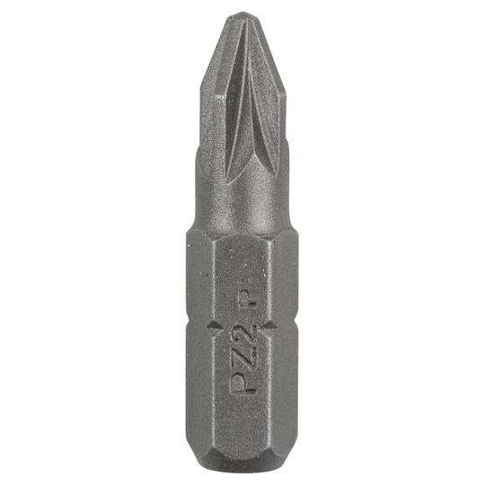 Bosch Bits Pz2 25mm 1/4 Standard 2stk - 2609255923