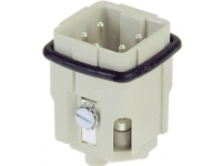 Harting 09 20 004 2611 Stiftindsats Han® A 4 + PE Skruer 1 stk