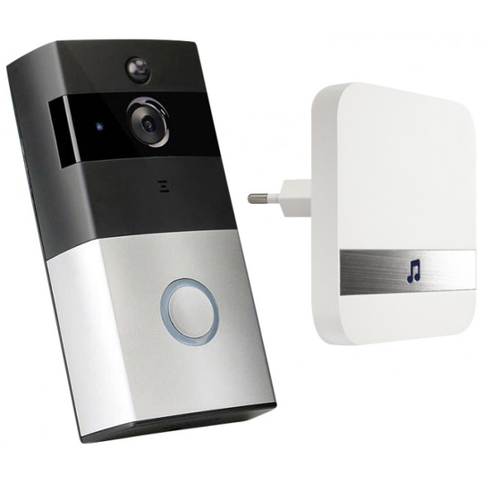 Home-it Videodørklokke med wi-fi og app - 61700