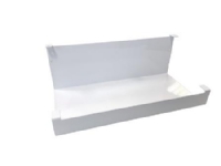 Rack til krympeslange uden indhold. Plads til 6 stk. krympeslange i boks. Længde 345 mm, bredde 168 mm, Højde 125 mm.